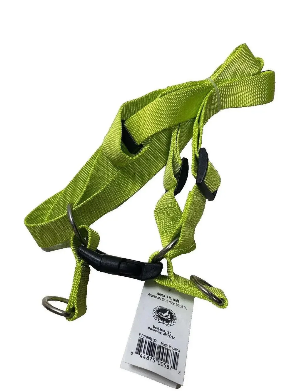 Pet Champion Green Step-In Harness for Large Dogs, 22-26